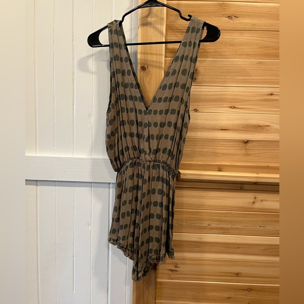 Polka dot romper